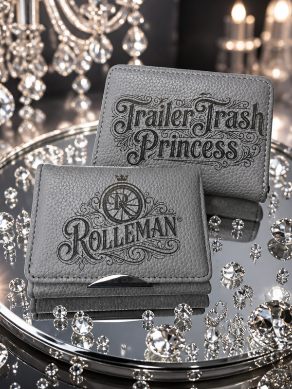 ROLLEMAN® Trailer Trash Princess Geldbörse — Grau