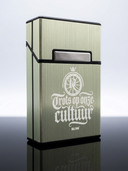 Boîte de rangement en aluminium – Or mat