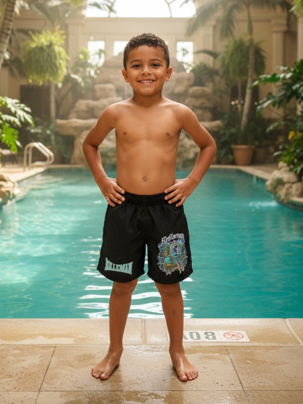 Young Nomads Splash Kinder-Badeshorts – Schnelltrocknende Shorts