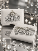 ROLLEMAN® Trailer Trash Princess Wallet — Cream