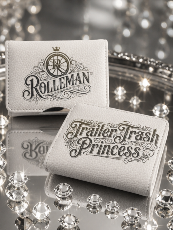 ROLLEMAN® Trailer Trash Princess Geldbörse – Cream