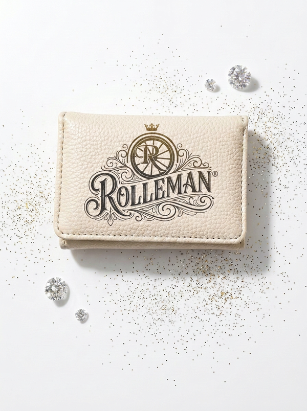 ROLLEMAN® Trailer Trash Princess Portemonnee — Cream