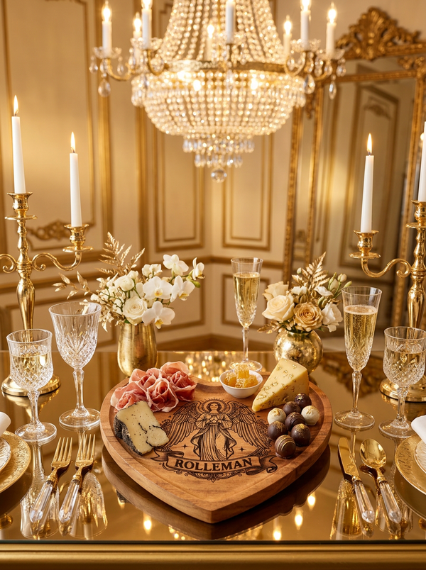 Acacia Hart — Brotzeitbrett | ROLLEMAN® Engel Gravur