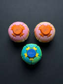 ROLLEMAN® Fidget Spinner Bal — 3-Pack Mix | Surprise Kleuren | Stressbal