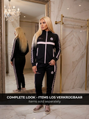 ROLLEMAN® Estefanía Dames Trainingsbroek — Zwart met Heavenly Pink