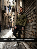 ROLLEMAN® Freddy Heren Trainingsbroek — Army Green met Khaki