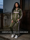 ROLLEMAN® — Leila | Dames Trainingsbroek | Army Green & Baby Pink
