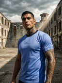 Nero | ROLLEMAN® | T-shirt | Lavender Blue