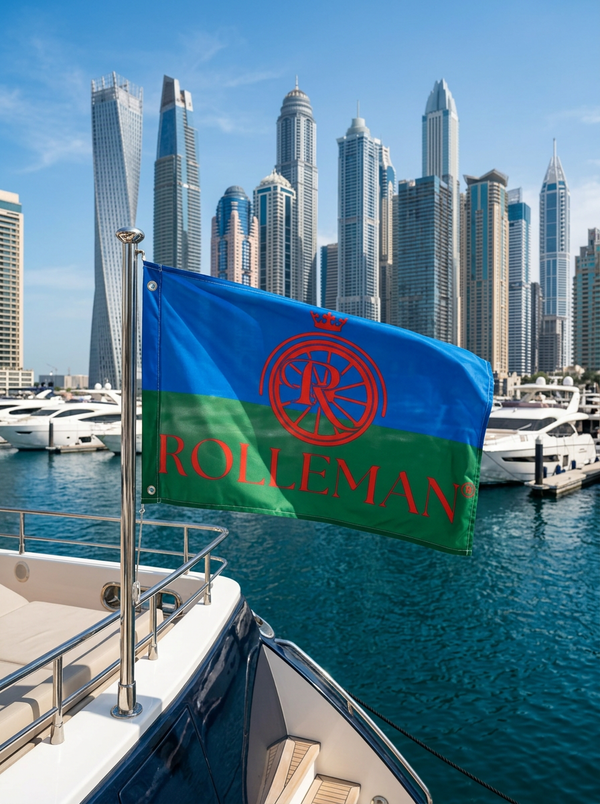 ROLLEMAN® Nautische Vlag | Zijvlag | 67 x 39 cm