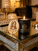 ROLLEMAN® Scented Candle | Faith • Hope • Love | Vanilla | 7.5 x 6.5 cm