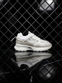 Nora – Beige Strass-Sneaker mit Chunky-Sohle