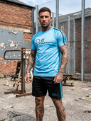 Yanko Premium Sportset Tweedelig - Sneldrogend & Ademend - Turquoise/Zwart