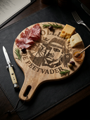 ROLLEMAN® Borrelplank | De Peetvader | Mangohout | Handmade