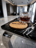 ROLLEMAN® Onderzetter | EST.2020 | Premium Natuurkurk | Lasergravure