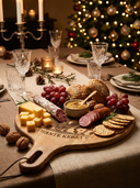 ROLLEMAN® Borrelplank | Kwante Kerst Edition | Mangohout | Handmade