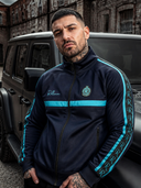 ROLLEMAN Hector Trainingsjas – Donkerblauw / Turquoise