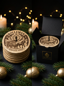 ROLLEMAN® Onderzetters Set | Kwante Kerst | 6-Delig | Limited Edition