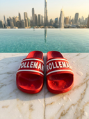 Inferno LuxeSlide — Rood/Wit 3D Logo