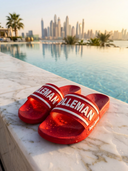 Inferno LuxeSlide — Rood/Wit 3D Logo