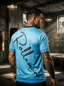 Renzo | ROLLEMAN® | T-shirt | Light blue