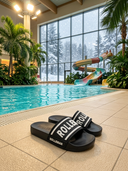 Subtropical swimming. Stylish.