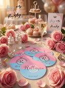 Boy or Girl Party Coasters 100 pieces - Baby Shower - ROLLEMAN®