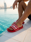 Inferno LuxeSlide — Rood/Wit 3D Logo