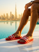 Inferno LuxeSlide — Rood/Wit 3D Logo