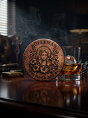 ROLLEMAN® Houten Onderzetter | Maria | Only God Can Judge Me | Limited Edition