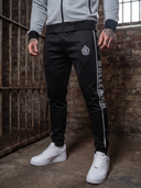 ROLLEMAN® Cash Heren Trainingsbroek – Zwart met Lichtgrijze Details