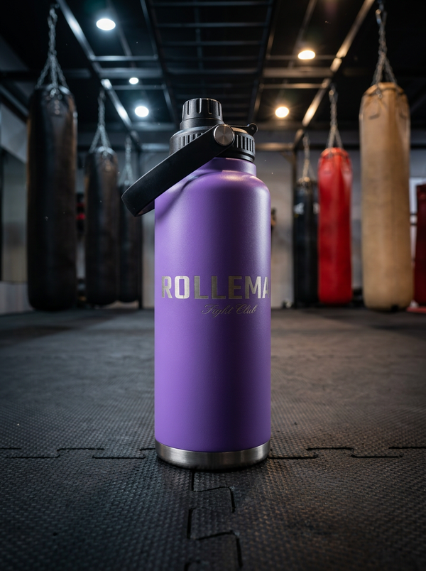 ROLLEMAN® Fighting Club XXL RVS Sportfles 1100 ml – Paars