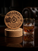 ROLLEMAN® Natuurkurk Onderzetters Set | Trots Op Onze Cultuur | 6-Delig | Limited Edition