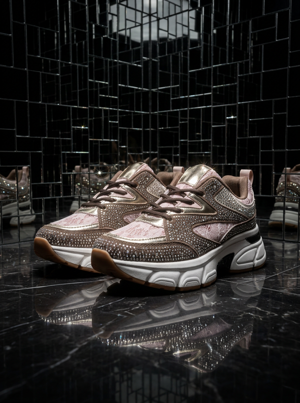 Katja – Chunky Strass Sneaker