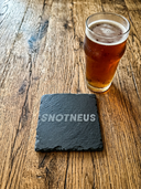 ROLLEMAN® Slate Coaster | Engraved Bargoens Word