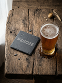 ROLLEMAN® Slate Coaster | Engraved Bargoens Word