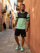 Fabrizio Premium Sportset — Schwarz / Mintgrün