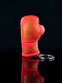 Scarlet Queen Glove Mini Glove Sleutelhanger met ROLLEMAN Wiel Logo | Neon Coral