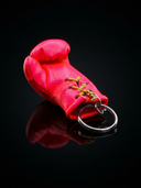 Femme Fatale Glove Mini Glove Sleutelhanger met ROLLEMAN Wiel Logo | Hot Pink