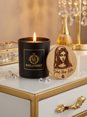 ROLLEMAN® Geurkaars | Geloof • Hoop • Liefde | Vanille | 7,5 x 6,5 cm