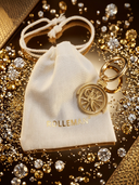 Haustier-ID-Tag | Gold-Finish | 3 cm | Name auf Anfrage