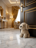 Sinbad | Pluche Hond | ROLLEMAN® Deurgewicht | Signature Edition | 22 × 18 × 15 cm