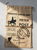 Jute Sinterklaaszak Pietenpost – 50 × 80 cm