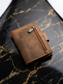 ROLLEMAN® Leren Portemonnee | Signature Edition | RFID-bescherming | 10 × 7,5 cm