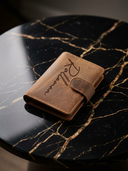 ROLLEMAN® Leren Portemonnee | Signature Edition | RFID-bescherming | 10 × 7,5 cm