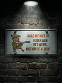 ROLLEMAN® | Metalen Wandbord | Aan het Werk