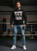 Zoltán Sweater - Zwart: "Lauw Poekelen - Niet Praten" | Zwijgcode ROLLEMAN