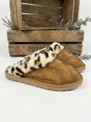 Gypsy Queen | Dames Pantoffel — Luipaard & Bruin