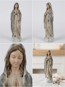 Maria Beeld | Decoratief Grijs · 11×8×35 cm