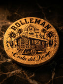ROLLEMAN® Costa del Kamp | Kurk Onderzetter | Ø10 cm | Lasergravure