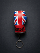 UK Fury Mini Glove Keychain with English Flag